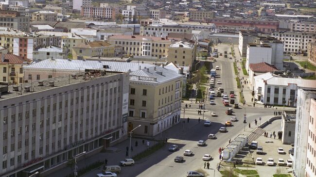 Вид на Магадан. Архивное фото