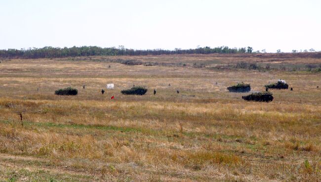 Военные учения в ЛНР