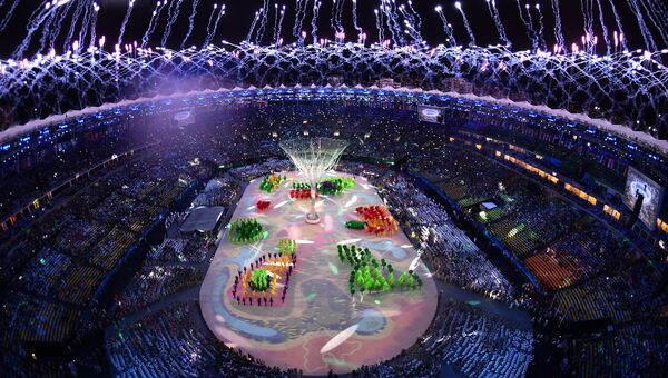 Церемония закрытия XXXI летних Олимпийских игр в Рио-де-Жанейро. Архивное фото