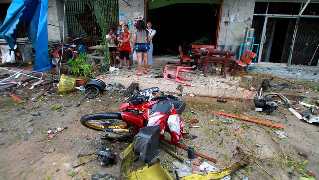 Последствия взрывов в Таиланде. 24 августа 2016