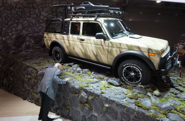 Автомобиль LADA 4х4 Pickup на Московском международном автомобильном салоне-2016 Автомобиль LADA 4х4 Pickup на Московском международном автомобильном салоне-2016