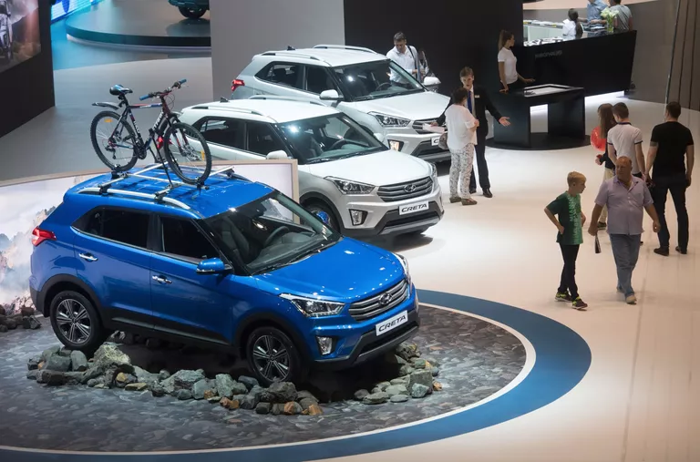 Автомобили Hyundai Creta на Московском международном автомобильном салоне-2016 Автомобили Hyundai Creta на Московском международном автомобильном салоне-2016