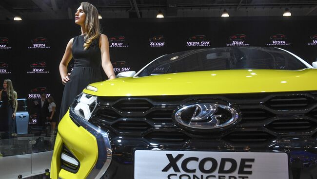 Автомобиль Lada Xcode на Московском международном автомобильном салоне-2016