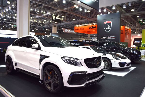 Автомобиль Mercedes-Benz GLE Topcar на Московском международном автомобильном салоне-2016 Автомобиль Mercedes-Benz GLE Topcar на Московском международном автомобильном салоне-2016
