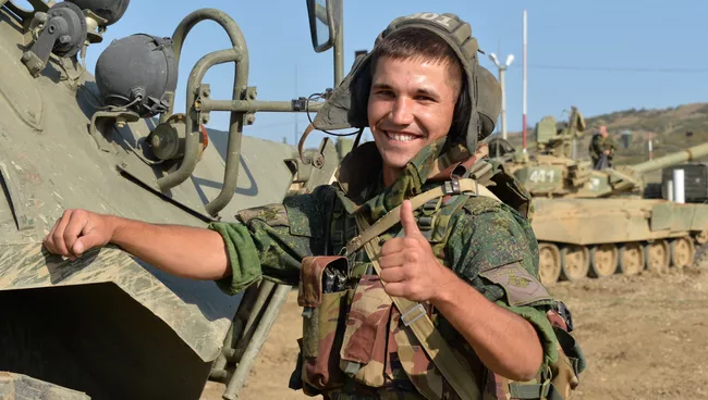 Российский военнослужащий. Архивное фото