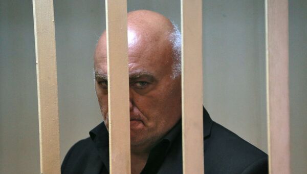 Бизнесмен Арам Петросян, обвиняемый в захвате заложников, в Пресненском суде Москвы. Архивное фото