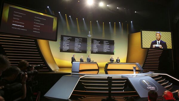 Жеребьевка группового этапа Лиги Европы в Монако. 26 августа 2016