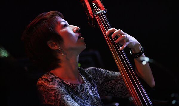 Музыкант Tachibana Quintet (Япония) во время выступления на открытии фестиваля Koktebel Jazz Party