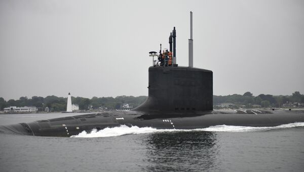 Новая подводная лодка ВМС США. Архивное фото