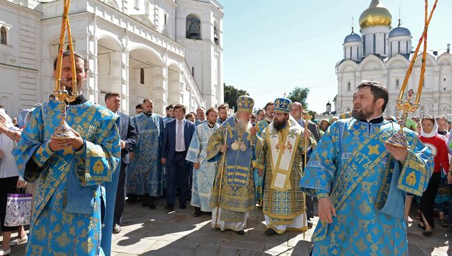 Божественная литургия в праздник Успения Пресвятой Богородицы