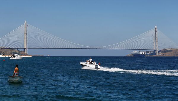 Третий мост через пролив Босфор в Стамбуле, Турция
