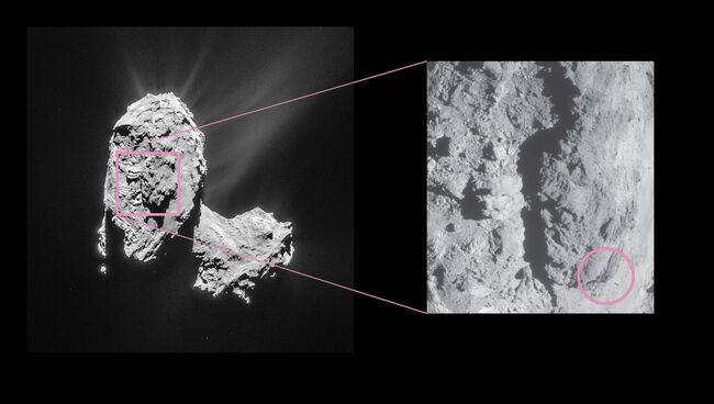 Комета 67P/Чурюмова-Герасименко. Архивное фото