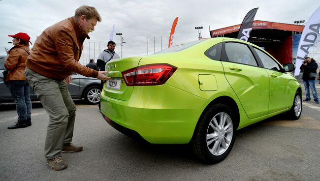 Автомобиль Lada Vesta. Архивное фото