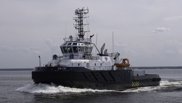 Новый спасательный буксир ВМФ России Полярный конвой