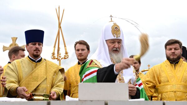 Визит патриарха Кирилла в Республику Алтай. Архивное фото
