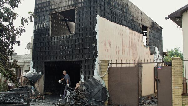 Последствия обстрела города Ясиноватая в Донецкой области. Архивное фото