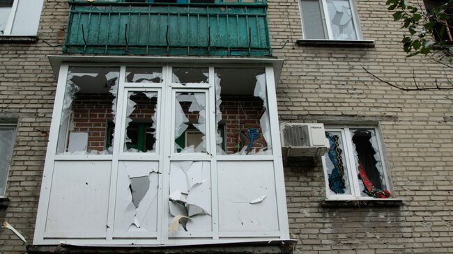 Последствия обстрела города Ясиноватая в Донецкой области. Архивное фото
