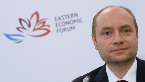 Пресс-брифинг министра РФ по развитию Дальнего Востока Александра Галушки в рамках Восточного экономического форума