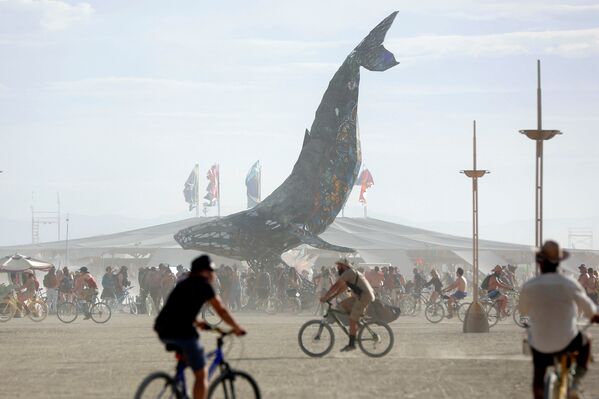 Арт-фестиваль Burning Man в пустыне Блэк-Рок, штат Невада, США