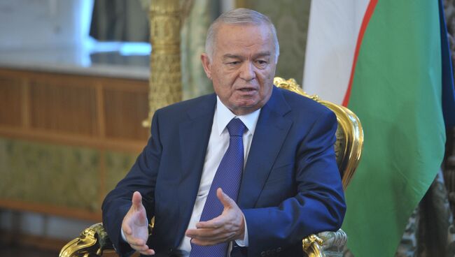 Президент Узбекистана Ислам Каримов. Архивное фото