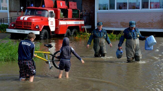 Последствия циклона в Уссурийске. Архивное фото