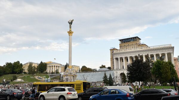 Площадь Независимости в Киеве, Украина. Архивное фото