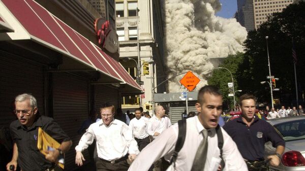 На месте теракта 11 сентября 2001 года в Нью-Йорке. Архивное фото