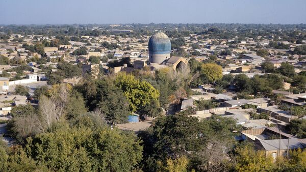 Вид города Самарканда. Архивное фото