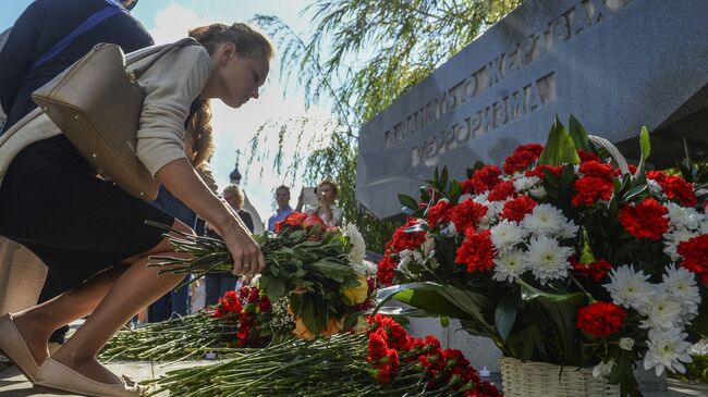 Акция памяти жертв теракта на Дубровке