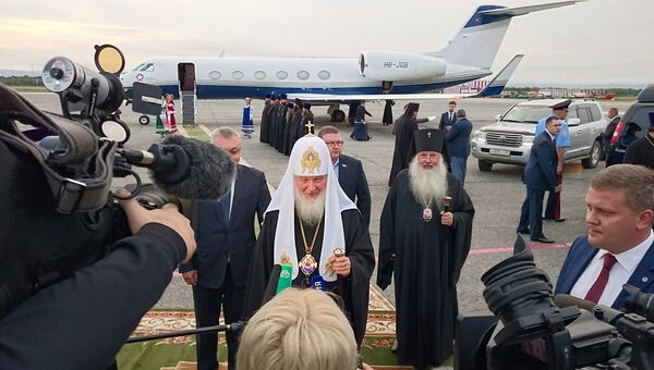 Патриарх Кирилл в Южно-Сахалинске