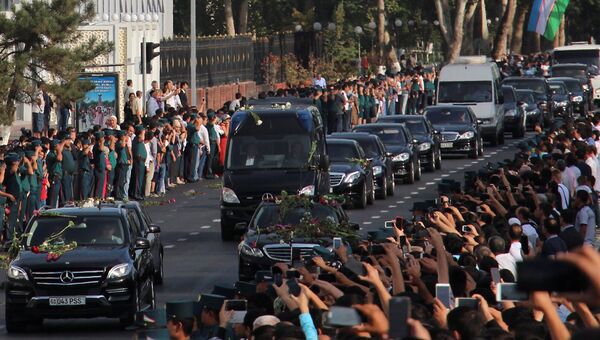 Похороны президента Узбекистана Ислама Каримова. 3 сентября 2016