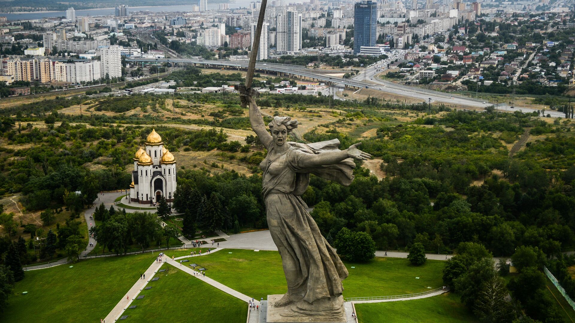 Вид на Волгоград - РИА Новости, 1920, 28.06.2022