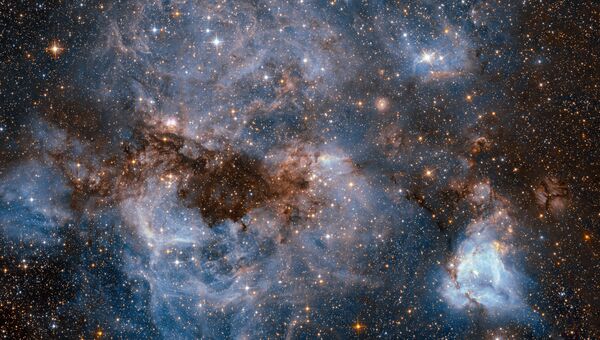 Туманность N159 в галактике Большое Магелланово Облако