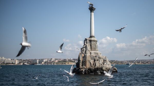 Памятник Затопленным кораблям в Севастополе. Архивное фото