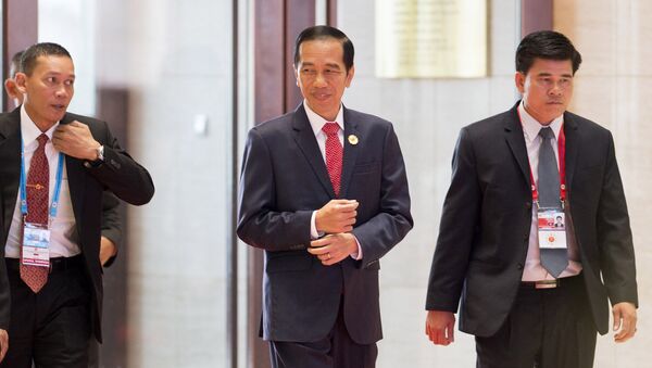 Президент Индонезии Джоко Видодо на саммите АСЕАН в Лаосе. 7 сентября 2016