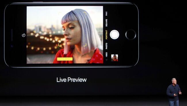 Презентация нового iPhone 7 Plus в Сан-Франциско