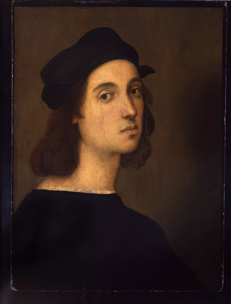 Рафаэль Санти. Автопортрет, 1506, Галерея Уффици, Флоренция Рафаэль Санти. Автопортрет, 1506, Галерея Уффици, Флоренция