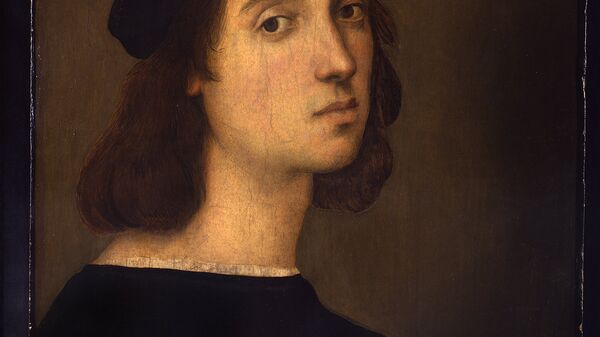 Рафаэль Санти. Автопортрет, 1506, Галерея Уффици, Флоренция