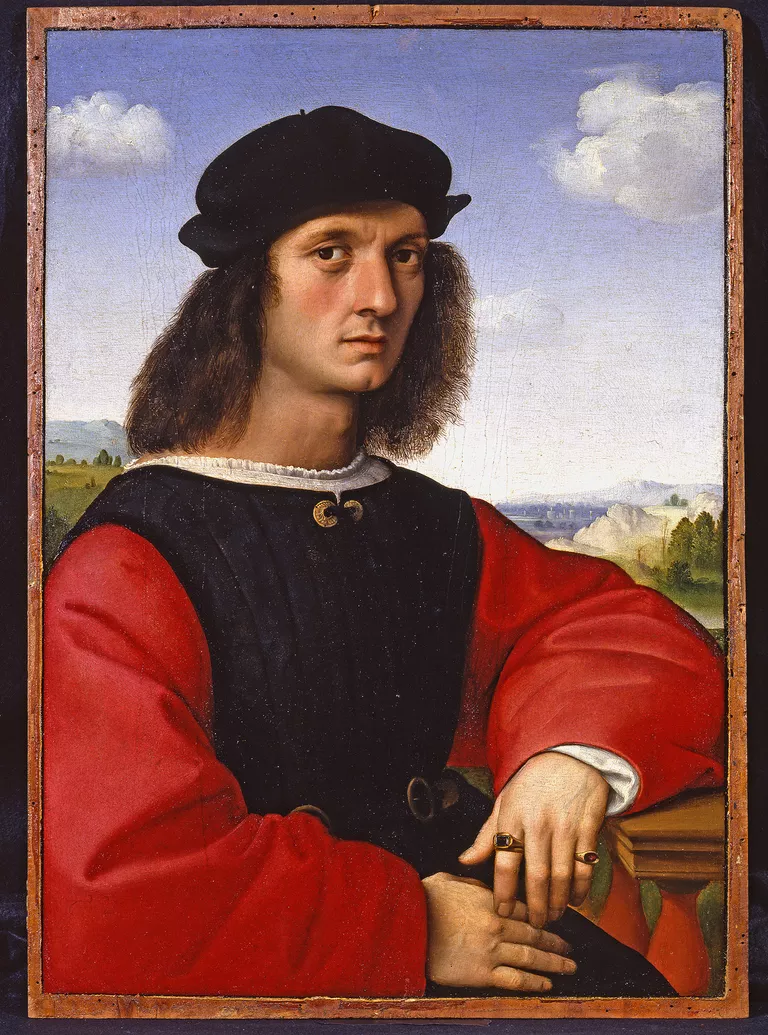 Рафаэль Санти. Портрет Аньоло Дони, 1505-1506, Палаццо Питти, Флоренция Рафаэль Санти. Портрет Аньоло Дони, 1505-1506, Палаццо Питти, Флоренция