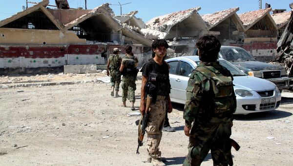 Бойцы сирийской армии. Архивное фото