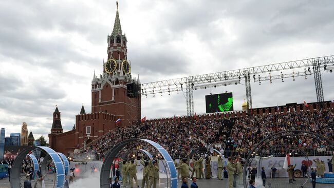 Празднование Дня города на Красной площади