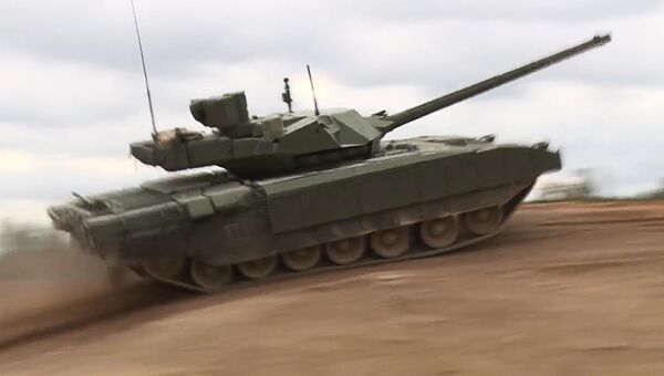 Демонстрация танка Т-14 Армата. Архивное фото