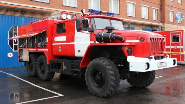 Пожарная машина ГУ МЧС по Калужской области