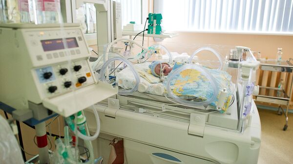 Отделение реанимации и интенсивной терапии для новорожденных в родильном доме №17 в северном административном округе Москвы