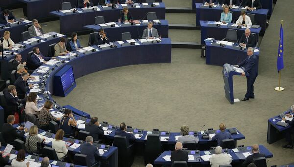 На пленарной сессии Европарламента в Страсбурге
