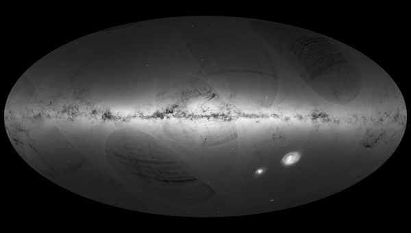 Первый каталог, включающий более миллиарда звезд Млечного пути