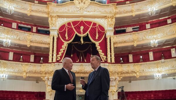 Подписание договора об информационном сотрудничестве Большого театра и МИА Россия сегодня