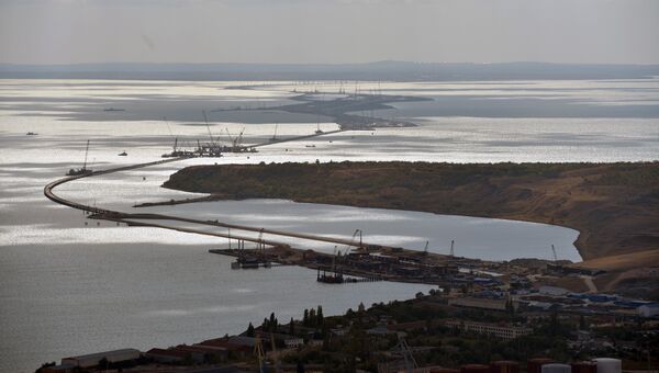 Строительство транспортного перехода через Керченский пролив в Крыму
