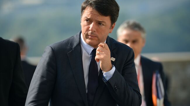 Бывший премьер-министр Италии Маттео Ренци