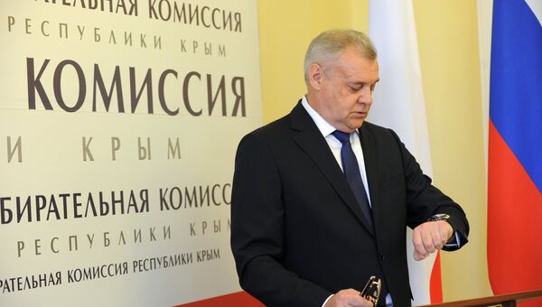 Председатель Центральной избирательной комиссии Крыма Михаил Малышев